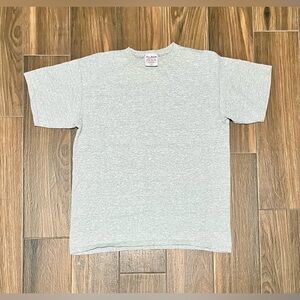 Vintage Pluma Men's Gray Heavyweight Short Sleeve Single Stitch Tee Made in USA